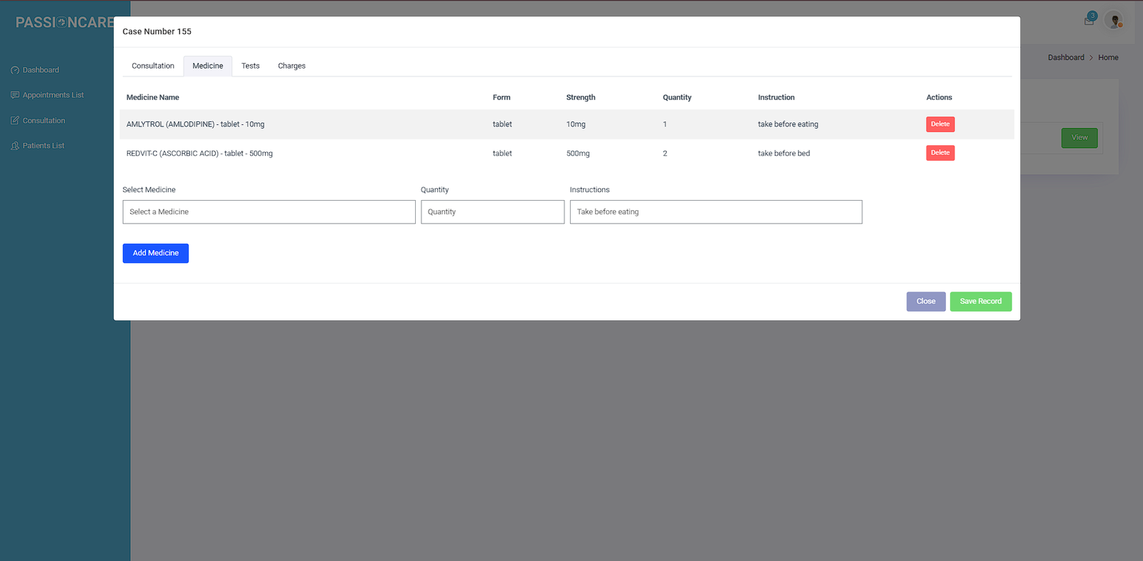 Prescription Builder